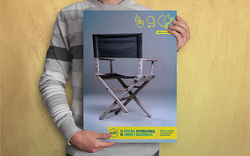 Poster para el Festival de Cine Inclus 2019, por Pedro Franquet